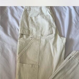 Cream Utility Pants